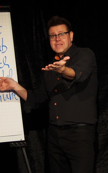 Arnd Clver - Zauberer und Kexnotespeaker in Aktion